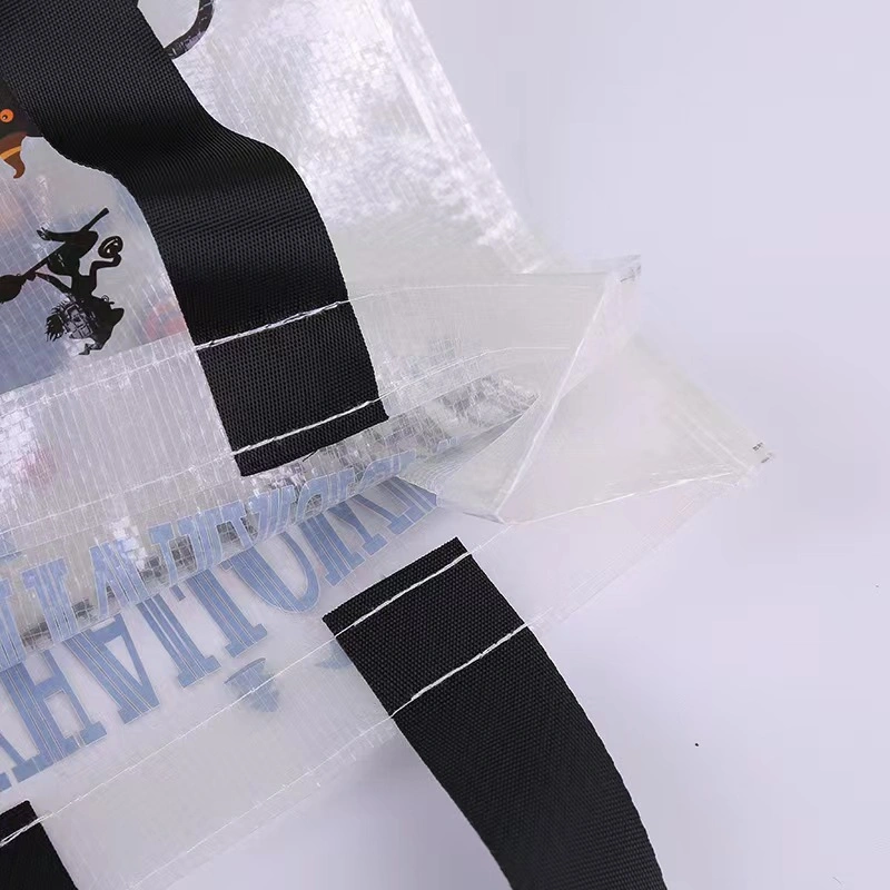 Clear Laminated PP Non Woven Gift Bag for Shopping Halloween Festival Promotional Non Woven Tote Bag