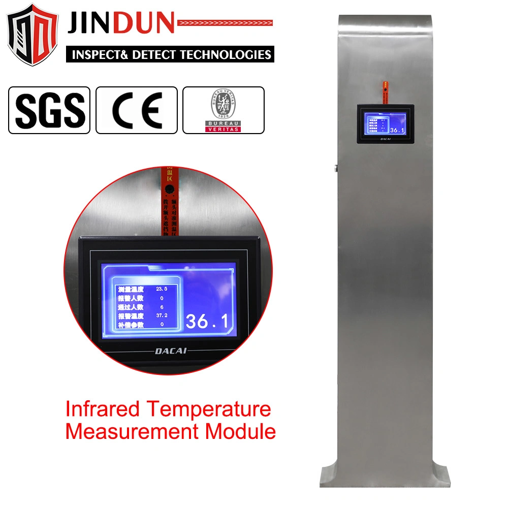 La temperatura del cuerpo humano directo de fábrica médicos escáner termómetro por infrarrojos frente