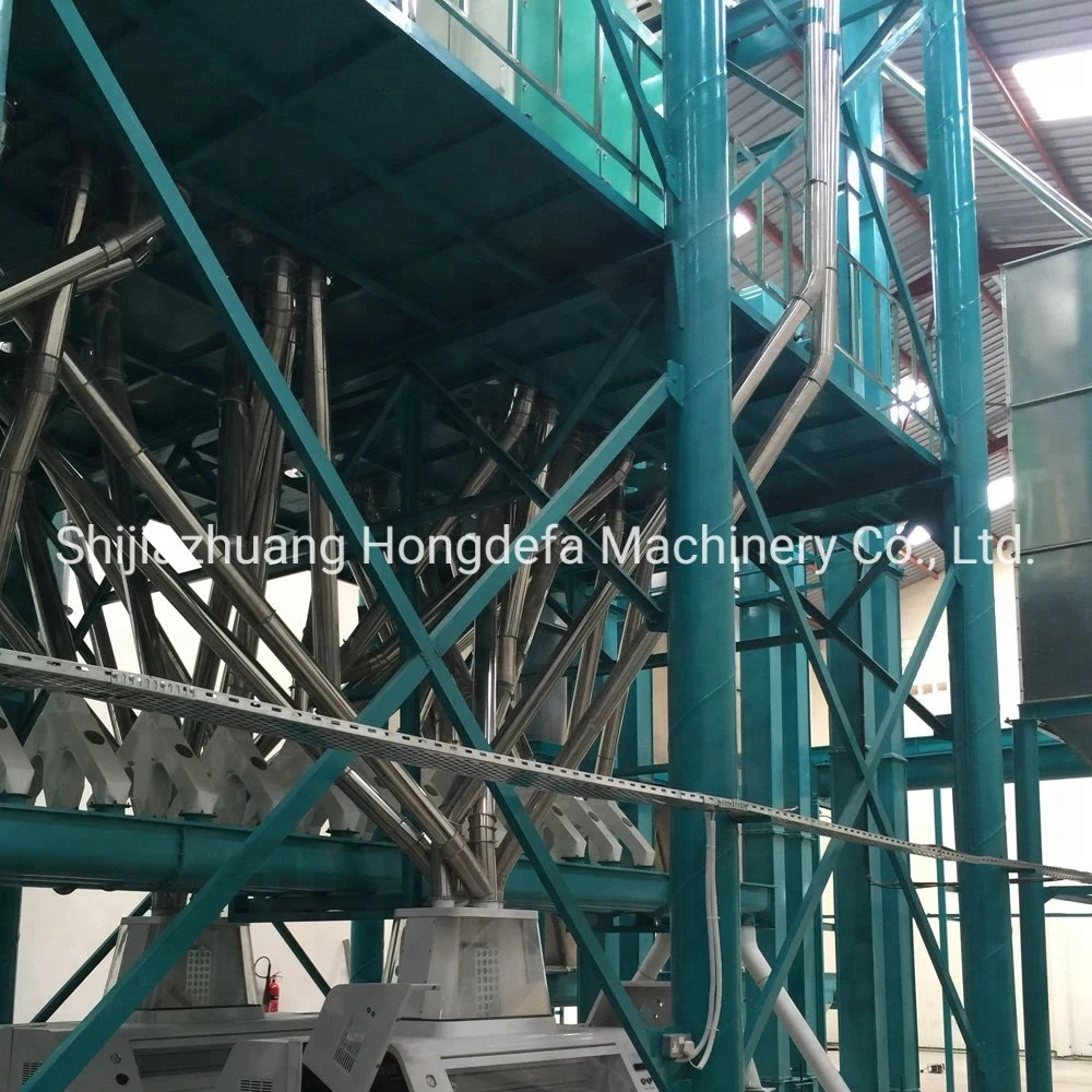 High Configuration 100t/24h Maize Flour Milling Machine with Plansifter