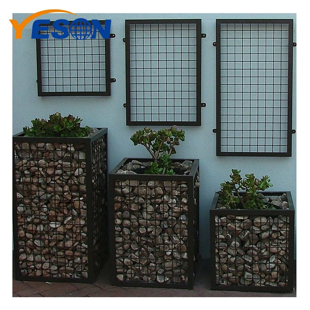 1X1X2 Hot Dipped Galvanized Iron Wire Mesh Welded Gabion Box Stone Cage