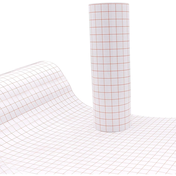 Anolly Clear Grid Self Adhesive Vinyl Roll Transfer Film Paper Tape
