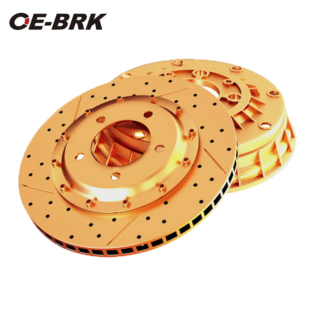 High quality/High cost performance  Drilled Painted Coated Auto Spare Parts Ventilated Brake Disc