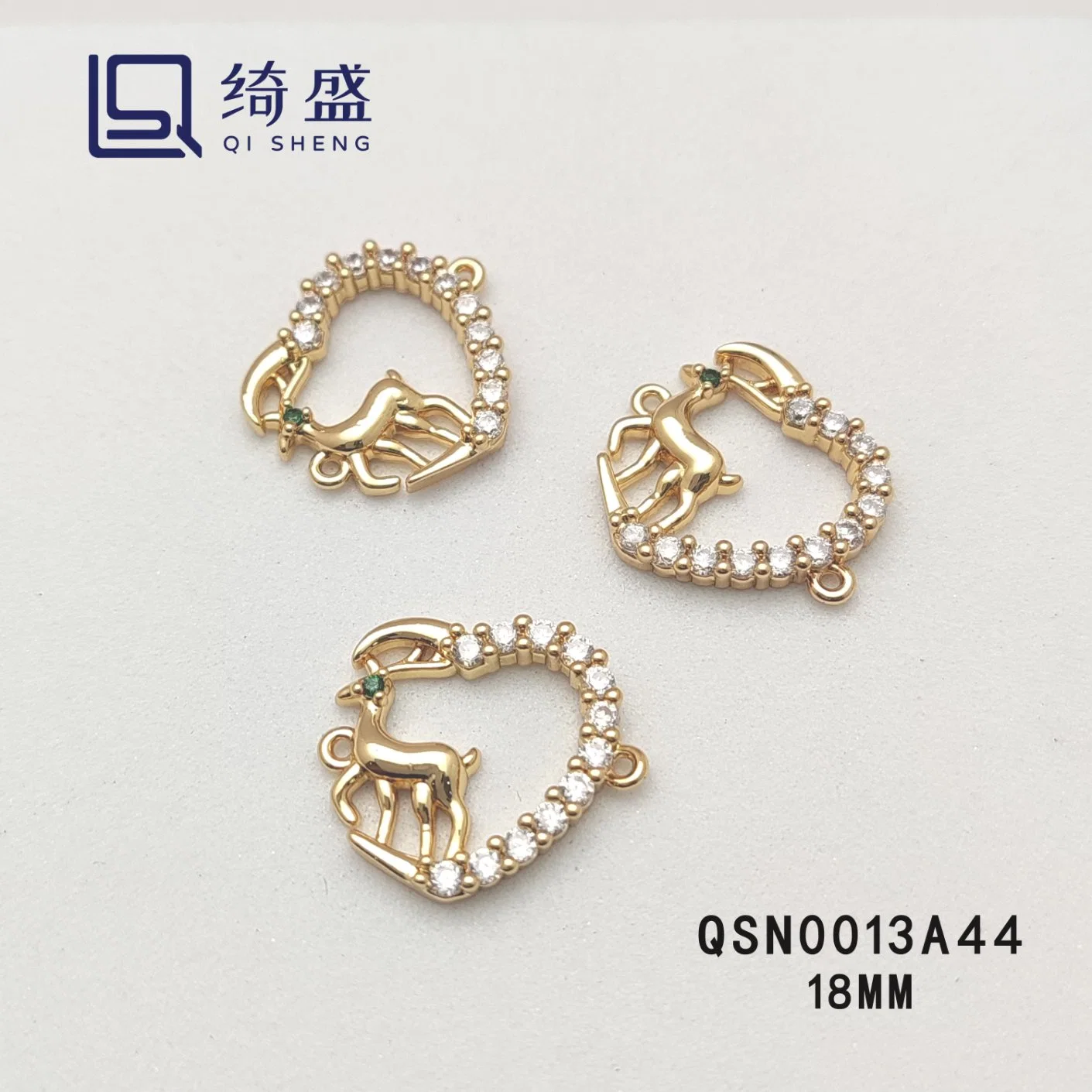 The Shape of Heart DIY Necklaces Metal Rhinestone Decoration/Garment Decoration/High quality/High cost performance Garment Hand Sewn Metal Rhinestone Decoration