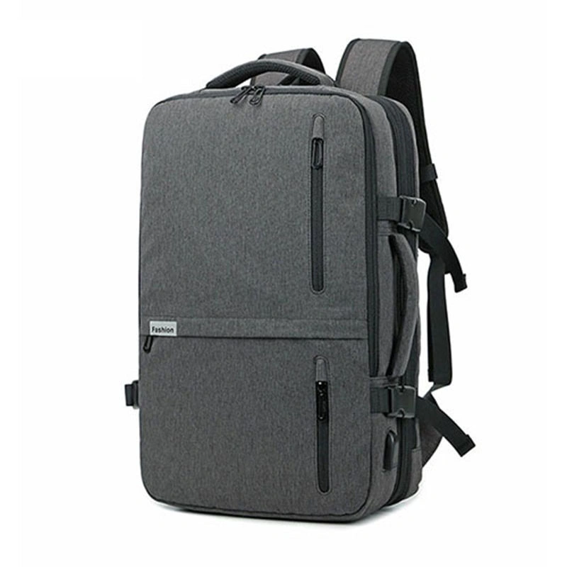 Multi-Functional Briefcase Men's Business Laptop Computer USB Backpack