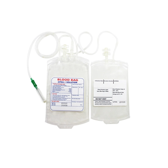 450ml Bolsa de Sangue Tripla para Uso Médico