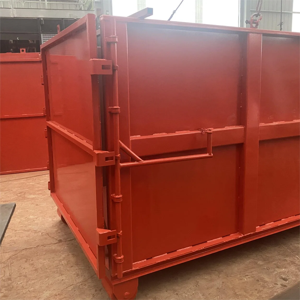 Roll On Roll off contenedores de basura gancho Lift Bin Industrial Reciclaje