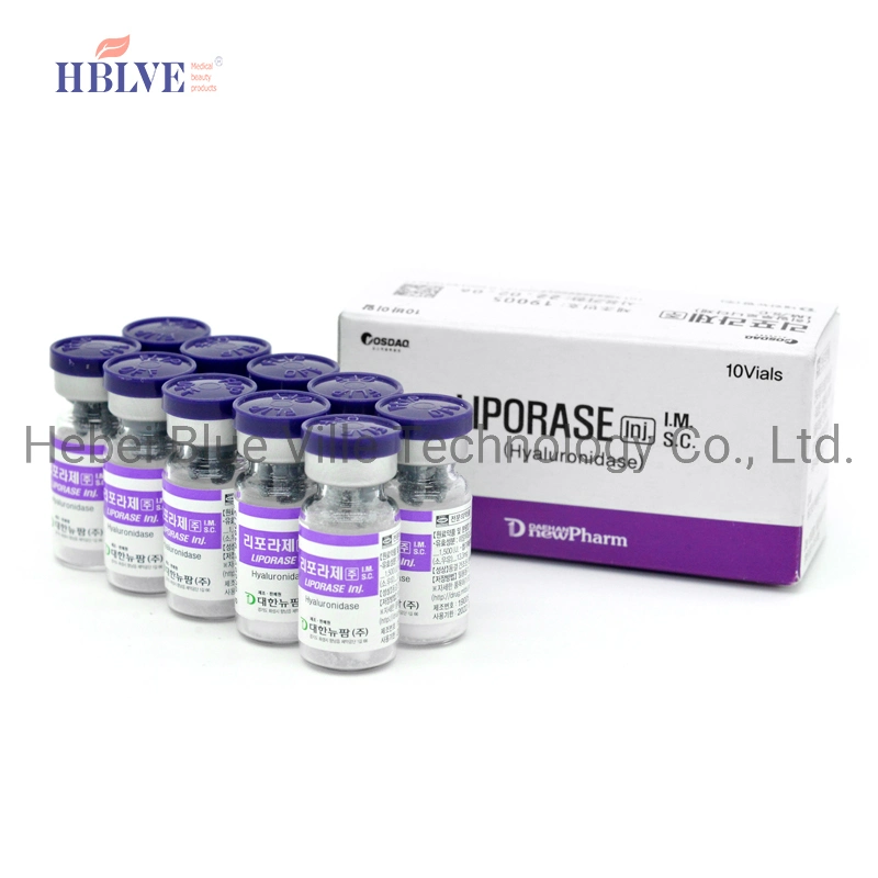 Factory Direct Sale Korea Hyaluronic Acid Lyase Skin Care Products Hyaluronidase Liporase