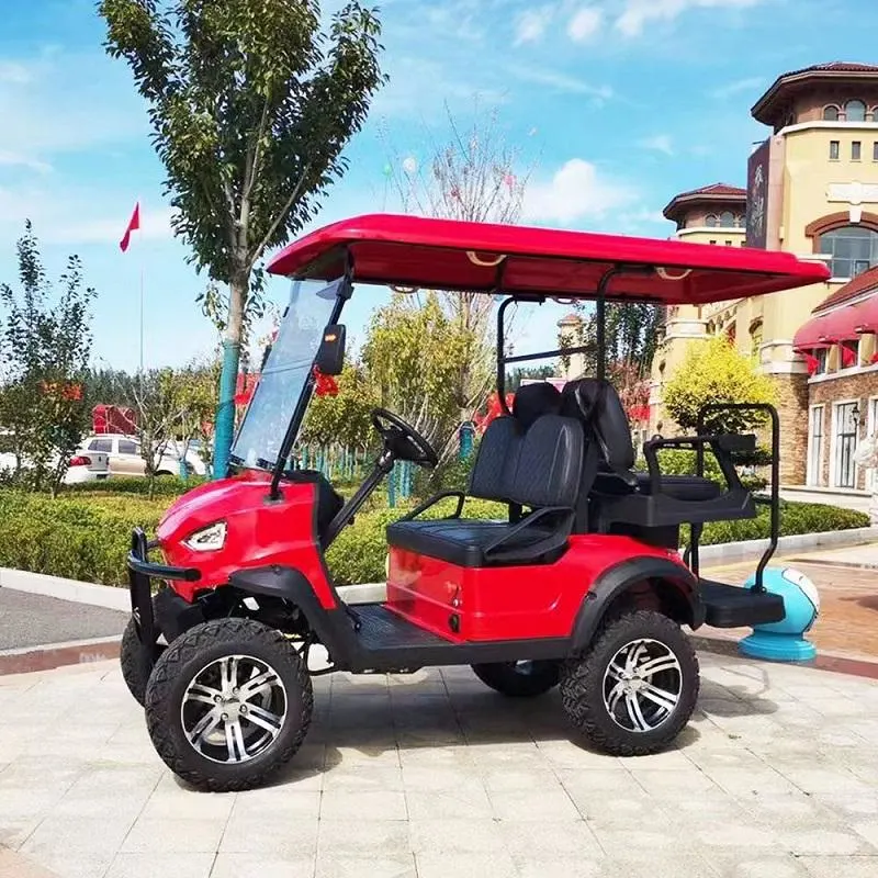 Brand Multifunctional 4 Person 72V Aluminum Frame Electric Golf Cart