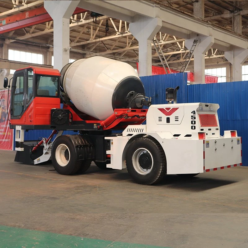 Sdjg Mobile Self Loading Concrete Mixer Truck Mobile Trucks Concrete Mixer with Good Price