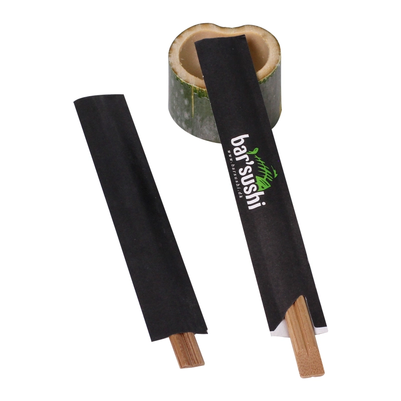 Home & Garden Eco-Friendly Half Paper Sleeves Chopsticks Disposable Bamboo Products