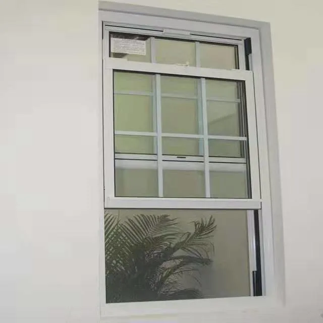 Top Quality Vertical Sliding Double Hung Window with Stainless Steel Mesh