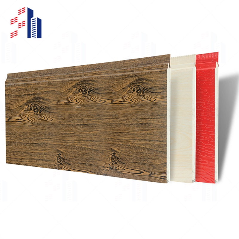 Decoration Wood Grain for Walls and Roofs Exterior Interior Sandwich Panels