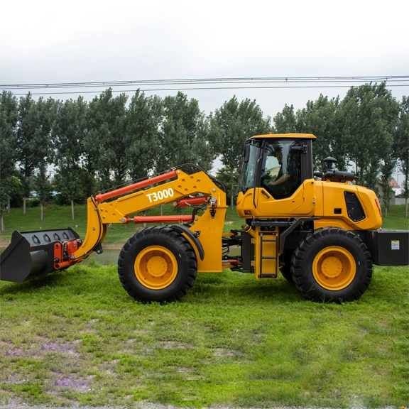 Popular Trend Battery Power 400kg Farm Use Electric Mini Telescopic Wheel Loader with CE Certification