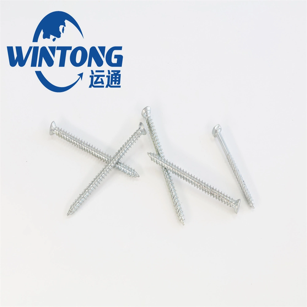 Galvanized/4.2-6.3mm/Blue and White/Countersunk Cross Drill Tail Screws