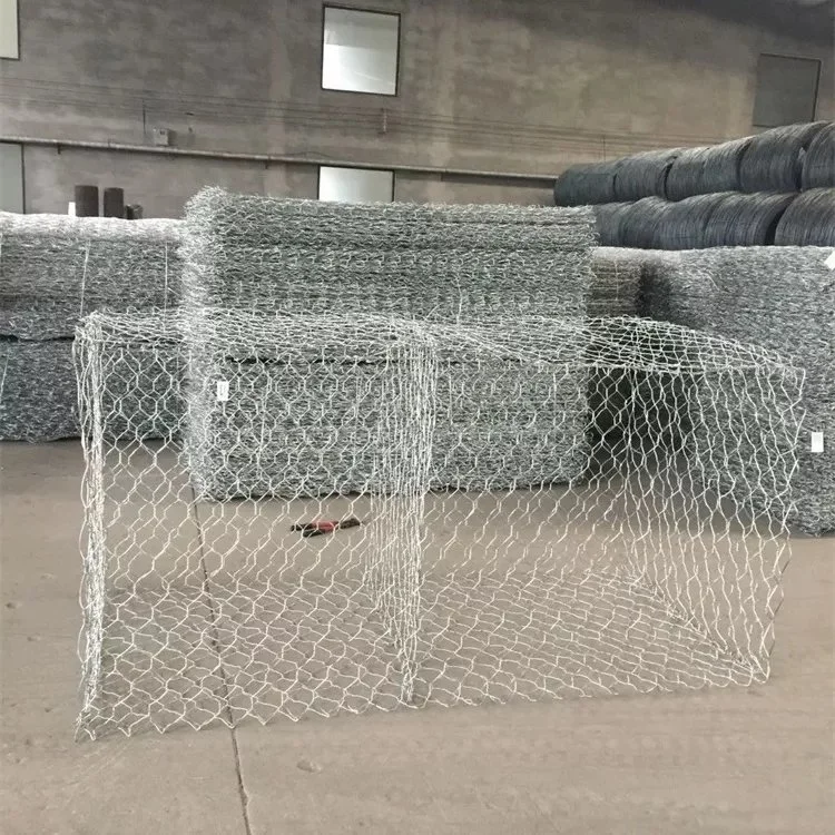 Galvanized Iron Wire Material Hexagonal Hole Shape Gabion Mesh