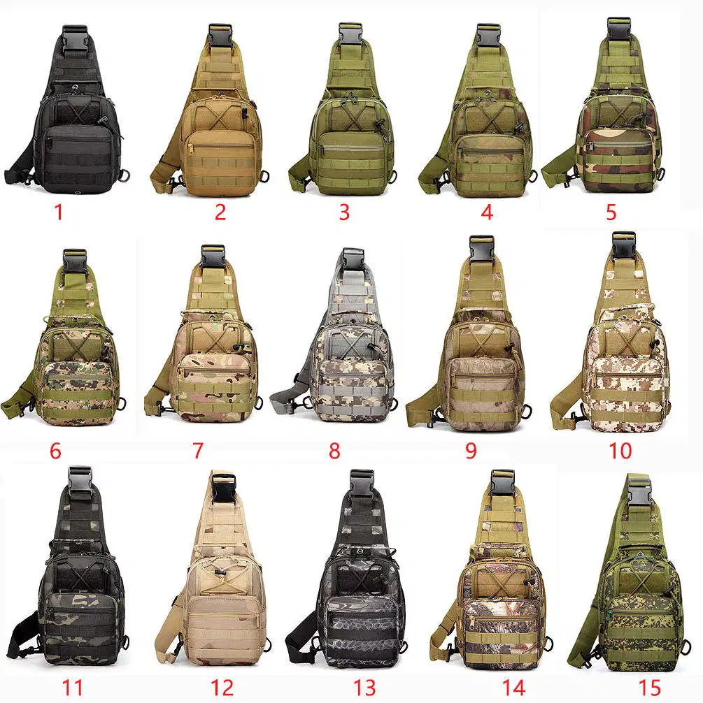 High Volume Oxford Backpack Pouch Men Satchel Shoulder Tactical Sling Pouches Bags