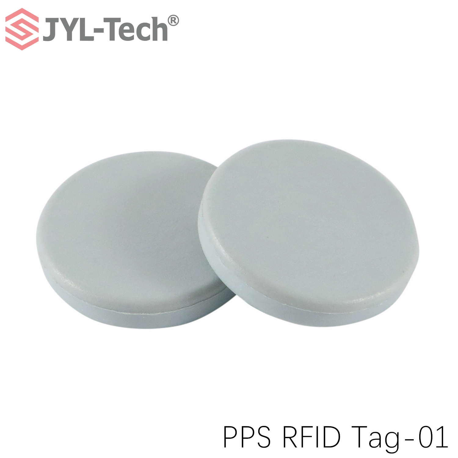 Garments Tracking Group Reading Icode Slix Chip Waterproof Plastic RFID Button Tag with 2 Holes