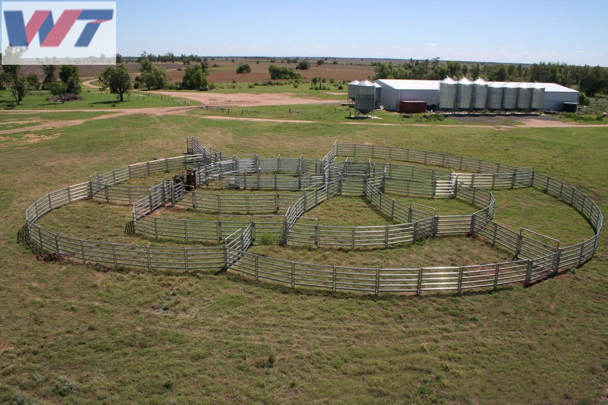 Hot-Dipped Galvanized Farm Livestock Corral Cattle Panel Fence/Hot Galvanized Corral Panel