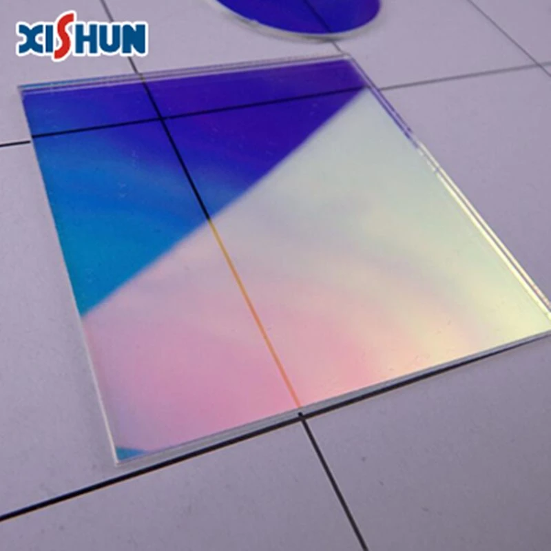 Customized Acrylic Holographic Pet Tray Box Rainbow PMMA Sheet