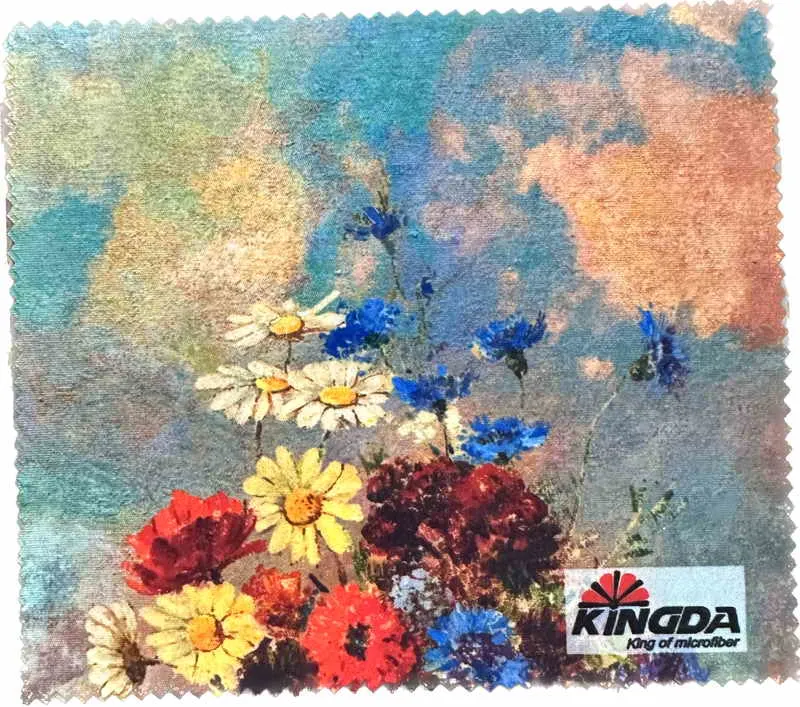 Microfibre Cleaning Cloths Customised with Oil Painting Style Patterns