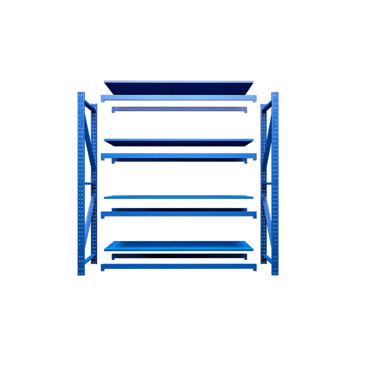 Factory Price Storage/Display Shelves Long Span Steel Metal Light Storage Rack Shelf with European Quality Standards