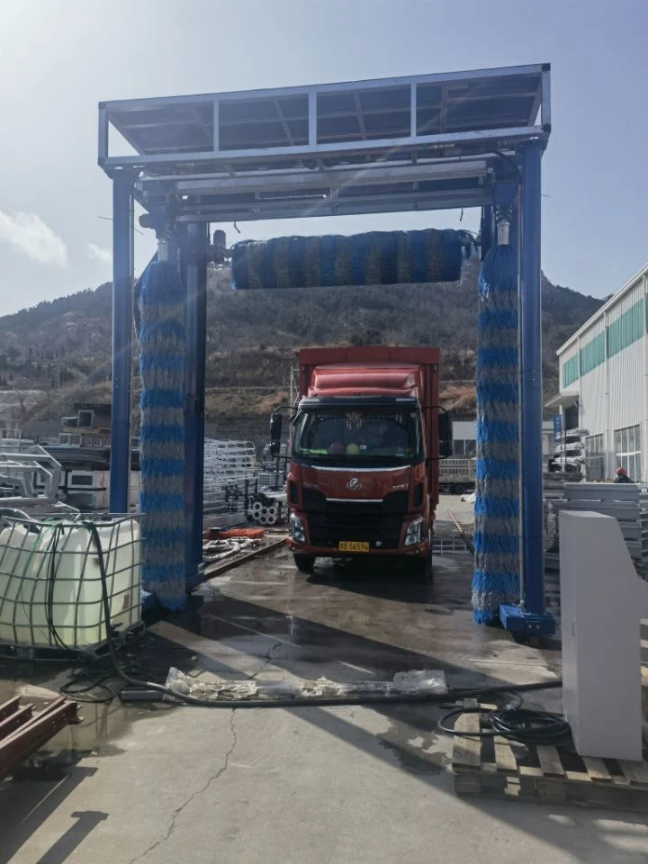 3 Brushes Fully Automatic Rollover Bus and Truck Wash Machine