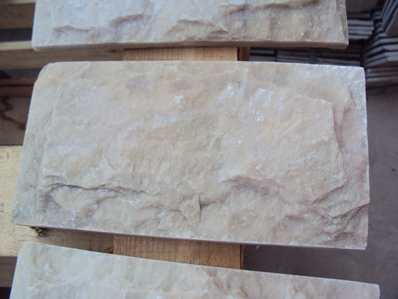 Vente chaude jaune beige quartzite blanc naturel de l'ardoise des pierres pour Wall Tile