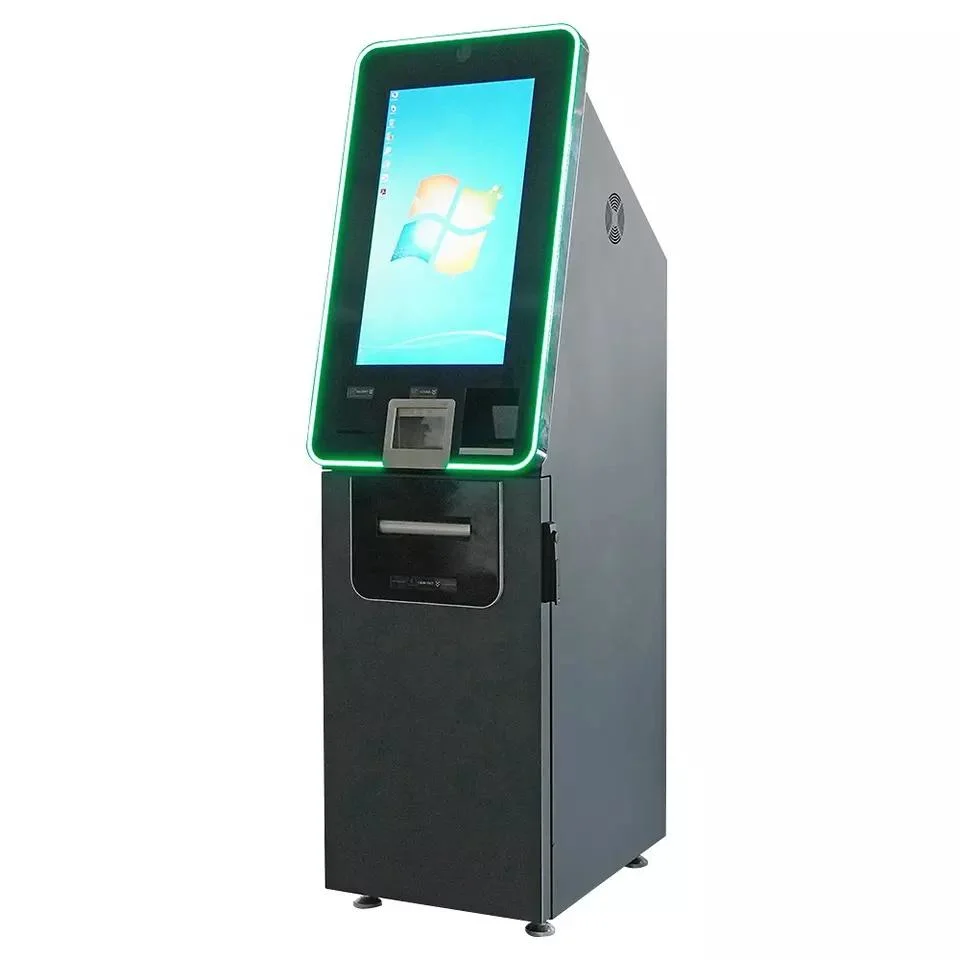 Custom Touch Screen Bill Payment Banking ATM Machine Kiosk Self Service Terminal