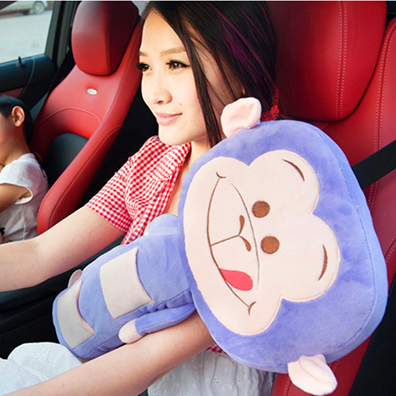 Jm8885 Plush Cartoon Car Lap Belt Cover