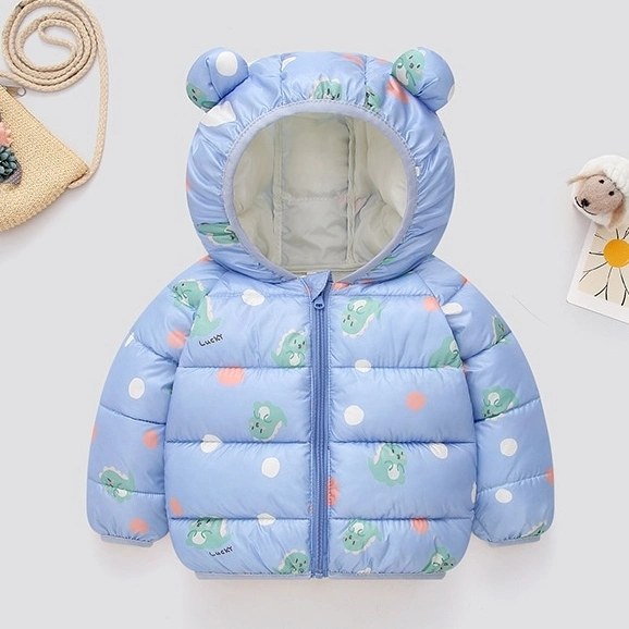 Fábrica al por mayor ropa para niños Kid Winter Coat Hooded Baby Puffer Chaqueta