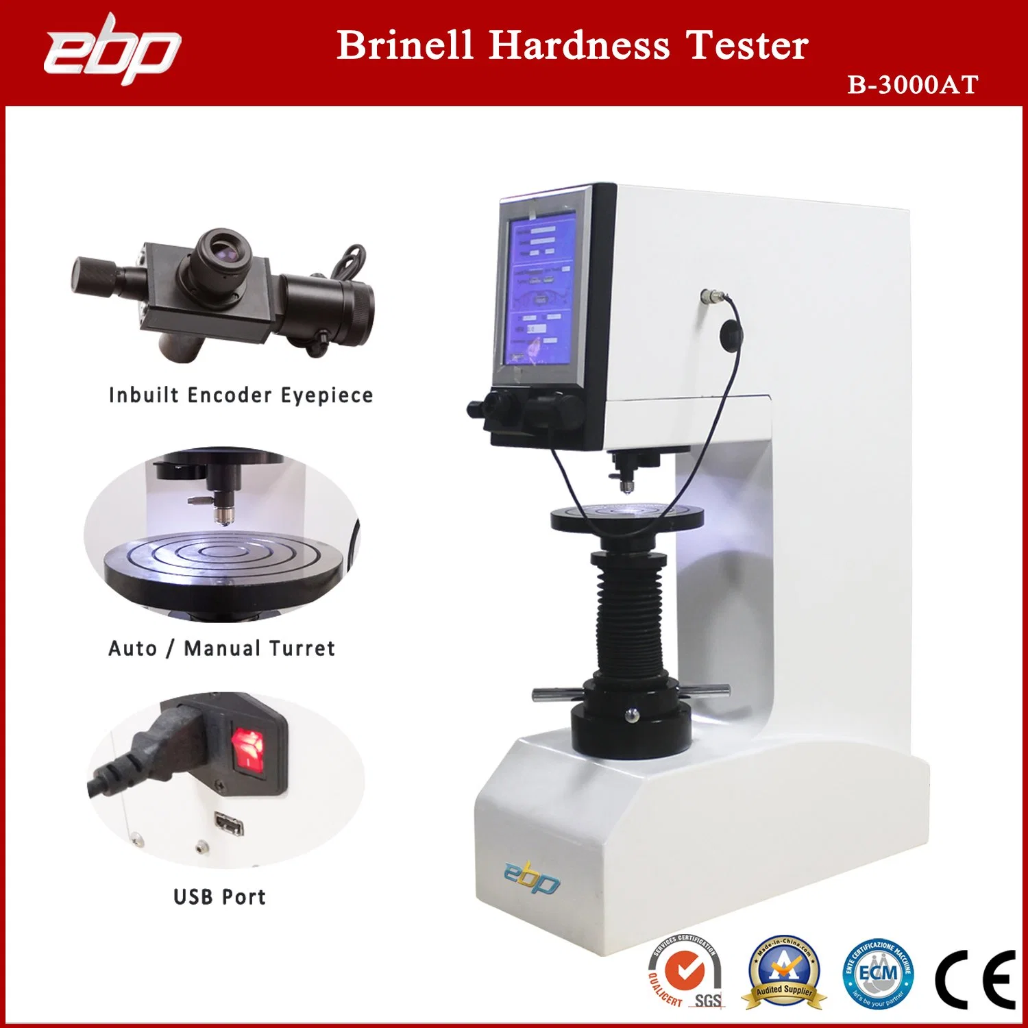 Automatic Digital Brinell Hardness Tester for Metal Hardness Testing
