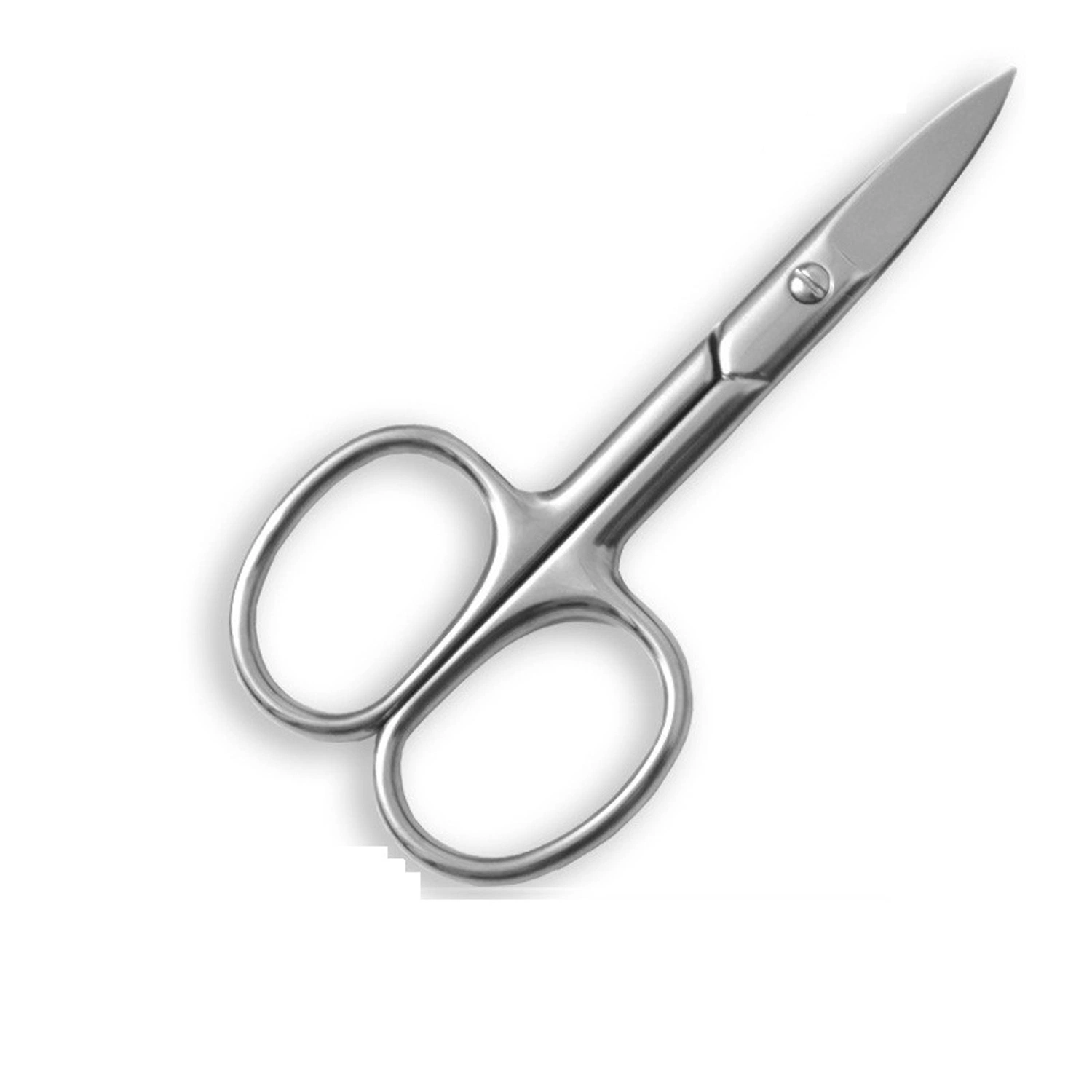 Stainless Steel Curved and Rounded Facial Hair Eyebrow Scissors for Eyebrows Eyelashes and Ear Hair