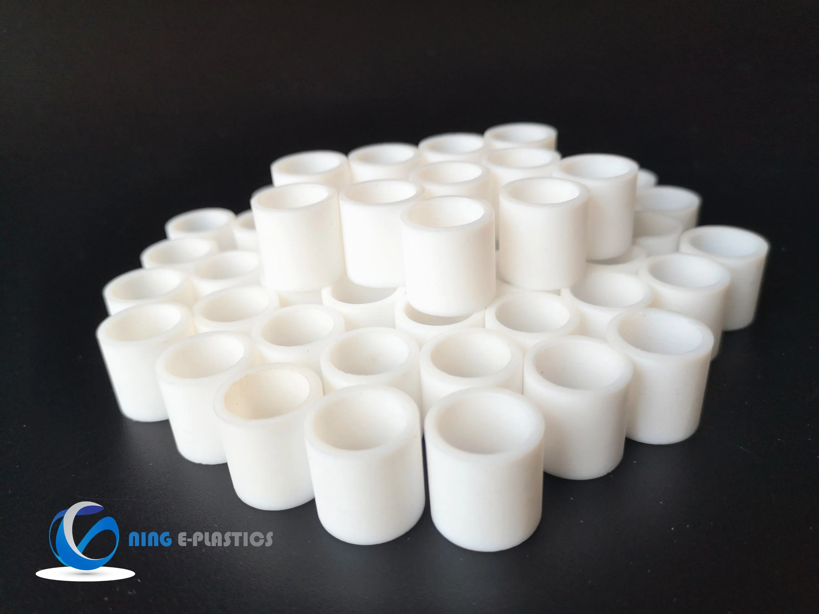 PTFE Insulating Ring Thin Wall PTFE Inserts Bushing Tube Electric Insulation