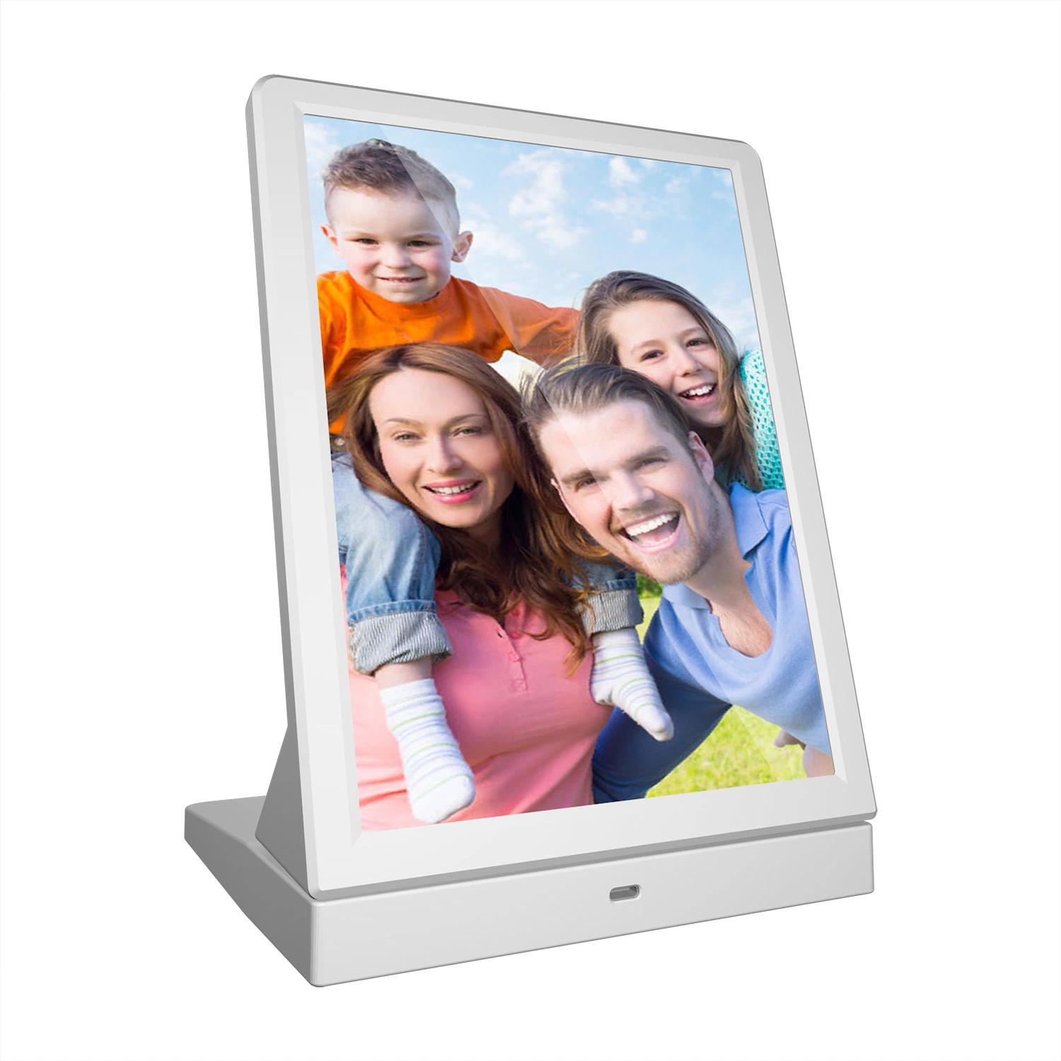 Portátil blanco nuevo ordenador de sobremesa cargador inalámbrico WiFi Digital Photo Frame