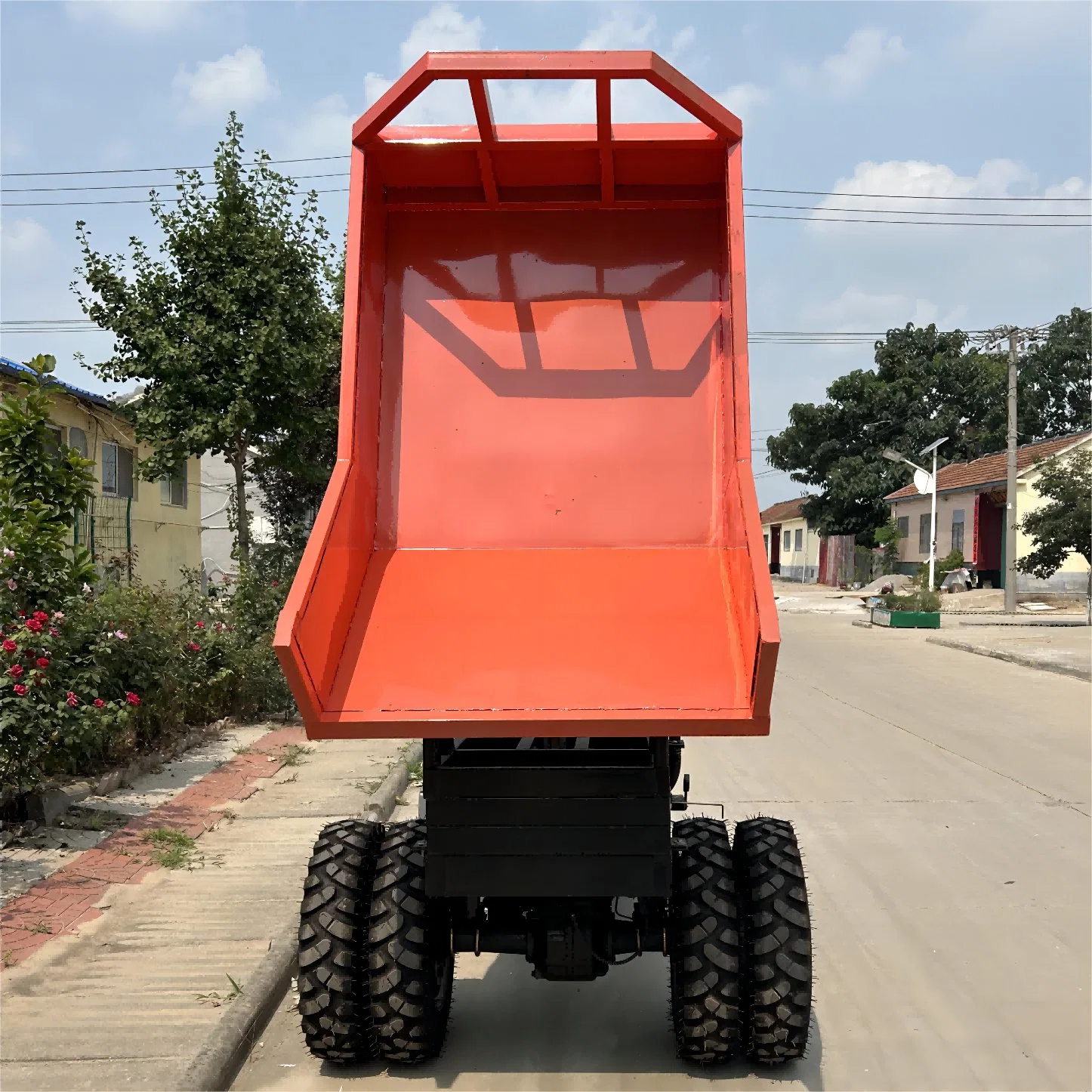 4X4 2t Oil Palm Farm Dumper Four Cylinder 22HP Oil Palm Tractor