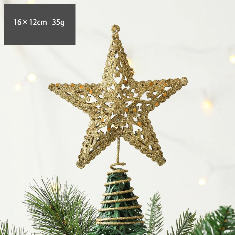 Árvore de Natal criativa Acessórios Star Christmas Tree Top Decoration Luxury