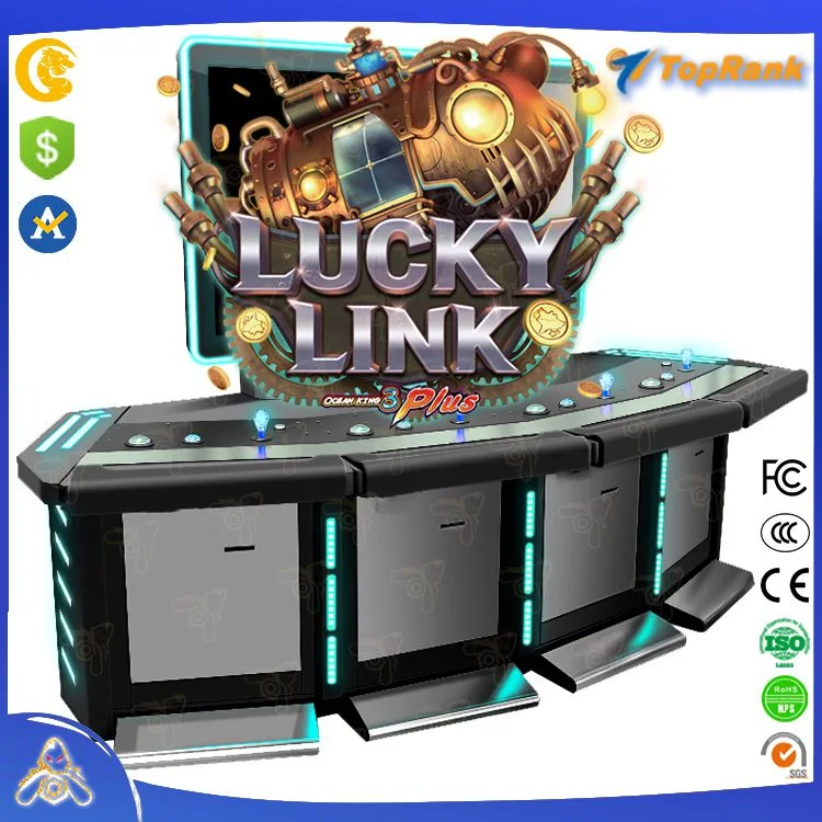 США самое популярное 4 игроков Съемка стоя Казино Рыба Аркады Hunter Игра машина Lucky Link
