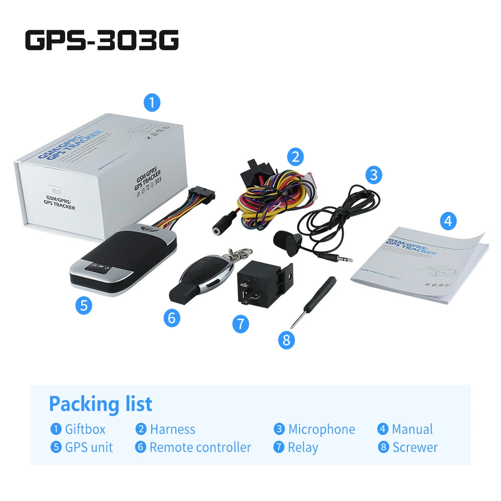 Tk303 GPS Tracker with Free Tracking Platform Baanool Iot