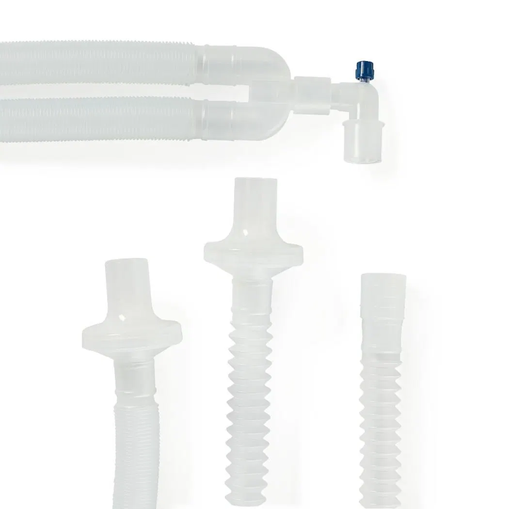 Medmount Medical Surgical Disposable Adult/Pediátrico corrugado/ smoothbore/ circuito respiratorio extensible