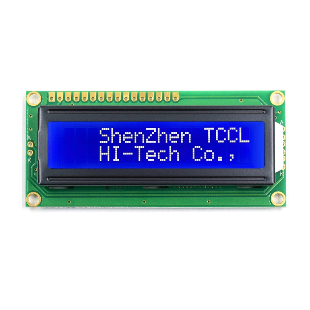 Small Panel 16X2 Character Module 16*2 LCD Module Monochrome Alphanumeric 1602 Display