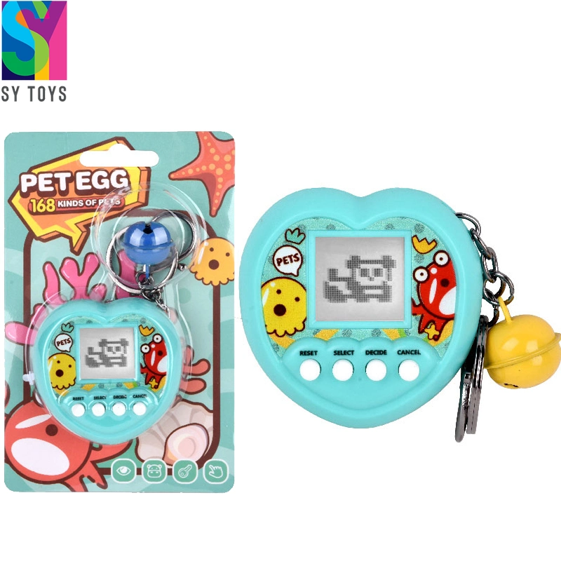 Sy Retro Handheld Electronic Pets Game Virtual 168 Animals in One Classic Tamagotchi Keychain Toys