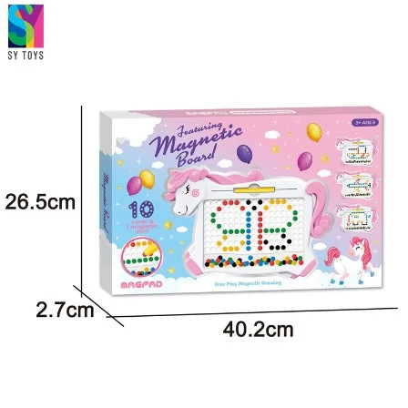 Sy Magpad DOT Educational Doodle Drawing Toys Learn Drawing Colorful Magnet Beads Board