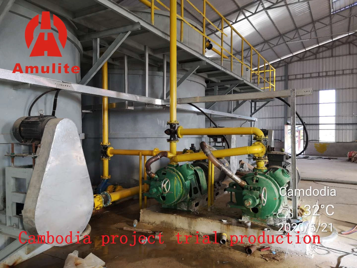 Warehouse Has Storage Fiber Cement Board Equipment