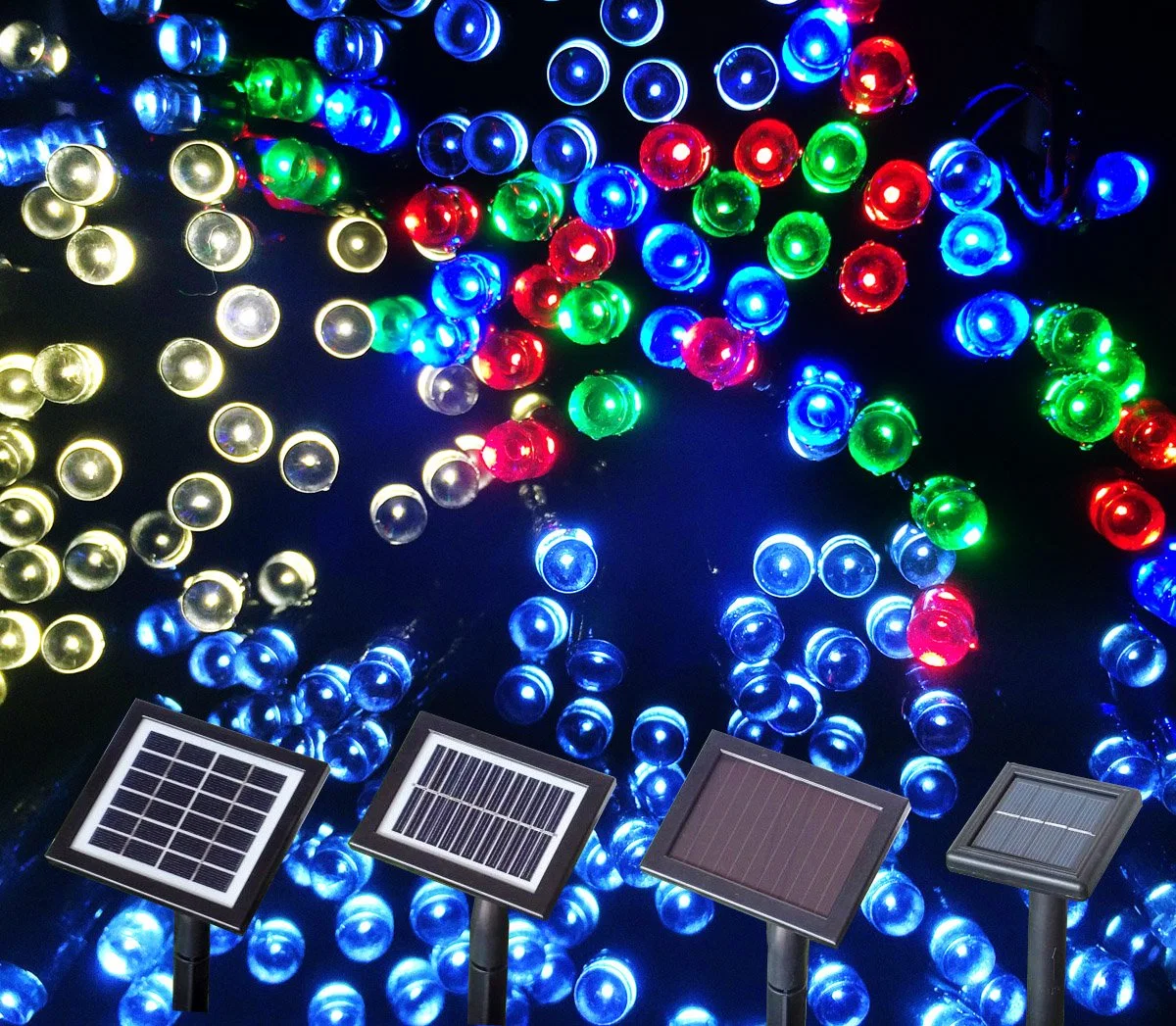 Solar LED String Lights for Christmas Decoration Sm11b2-S300L