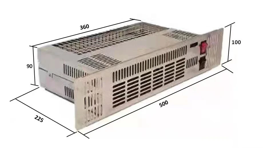 Calentador de zócalo y termostato