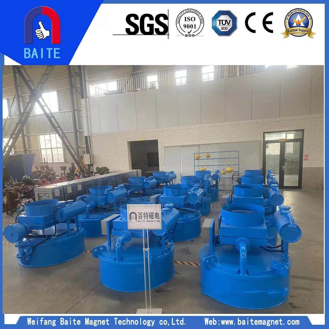 High Quality Oil Cooled Circulation Electro Magnetic Separator for Thermal Power Plant