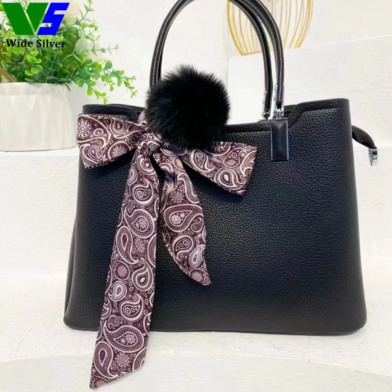 Wide Silver Popular Design and Latest Fashion Handbags for Women