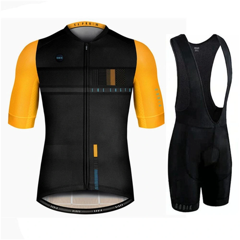 Equipo OEM de secado rápido conjunto Mens Impresión por sublimación de ciclismo ropa Camiseta Jersey Ciclismo superior el desgaste de bicicletas