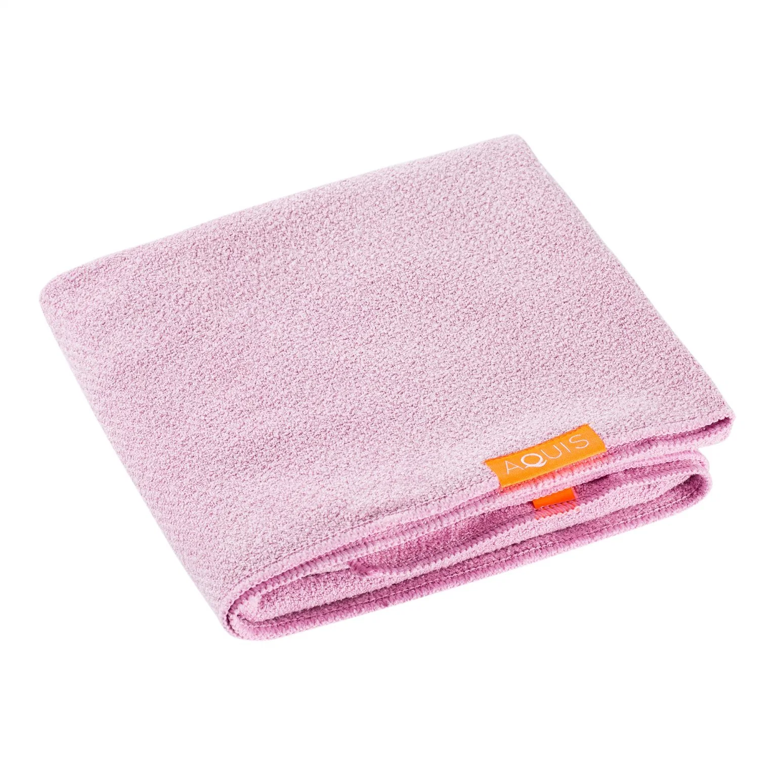 Pink Quick Dry Sofa Accessories Microfiber Hair Magic Towel