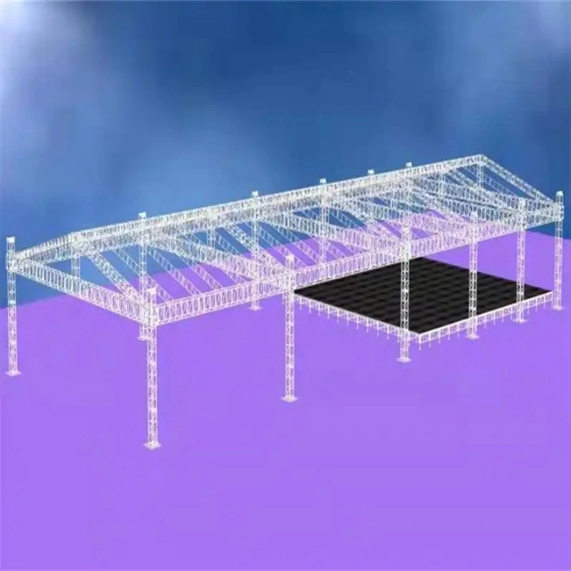 Heavy Duty Used Aluminum Lighting Wedding Stage Foldable Truss Display Portable Stage